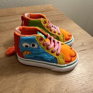 Kids Vans x Sesame Street SK8-Hi Zip Casual Shoes Multicolor